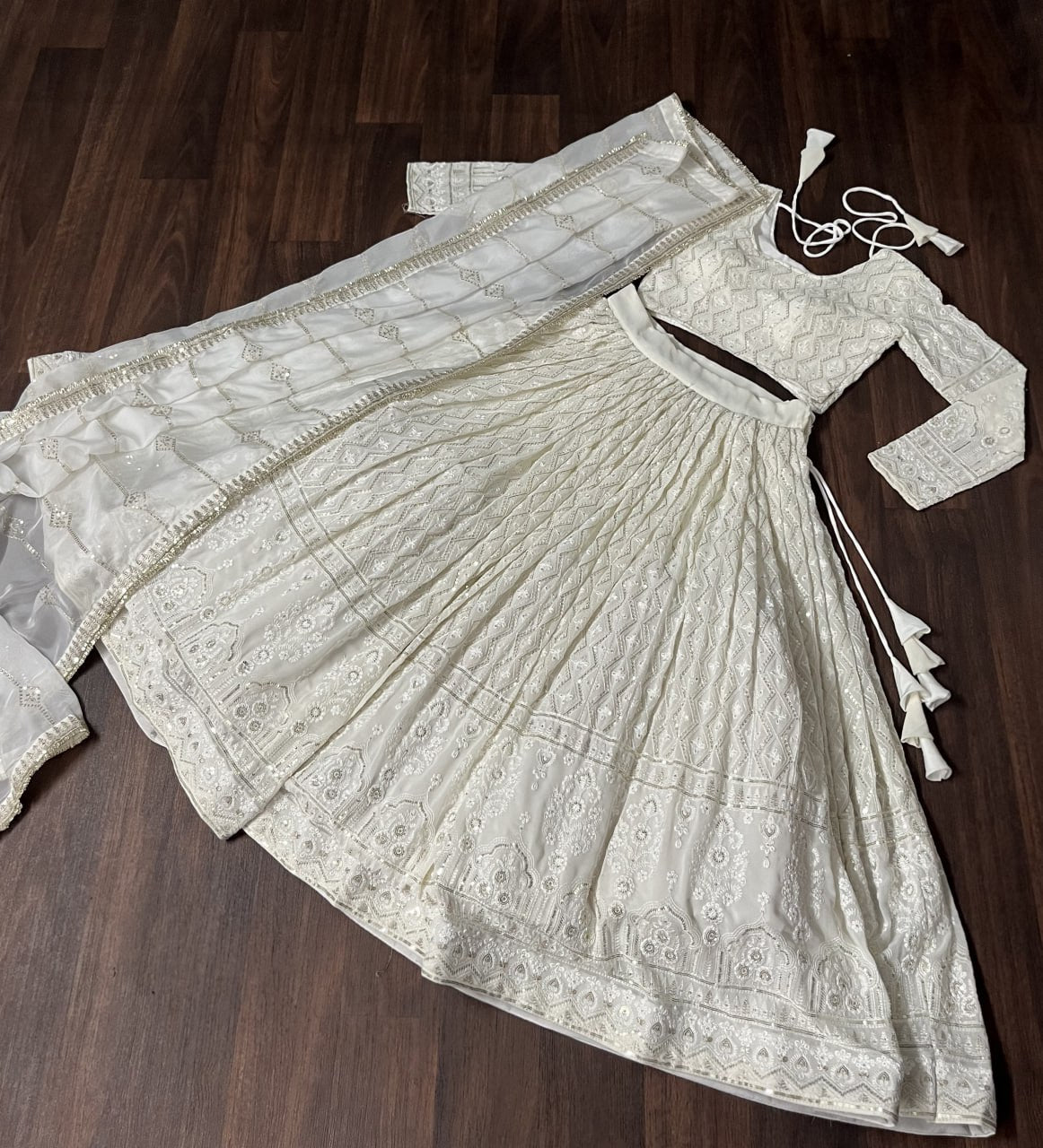 Beautiful Georgette Embroidery Work Lehenga Choli