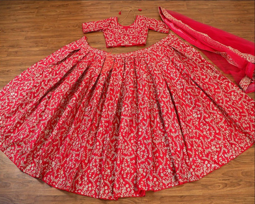 Exquisite Silk Lehenga Choli Set
