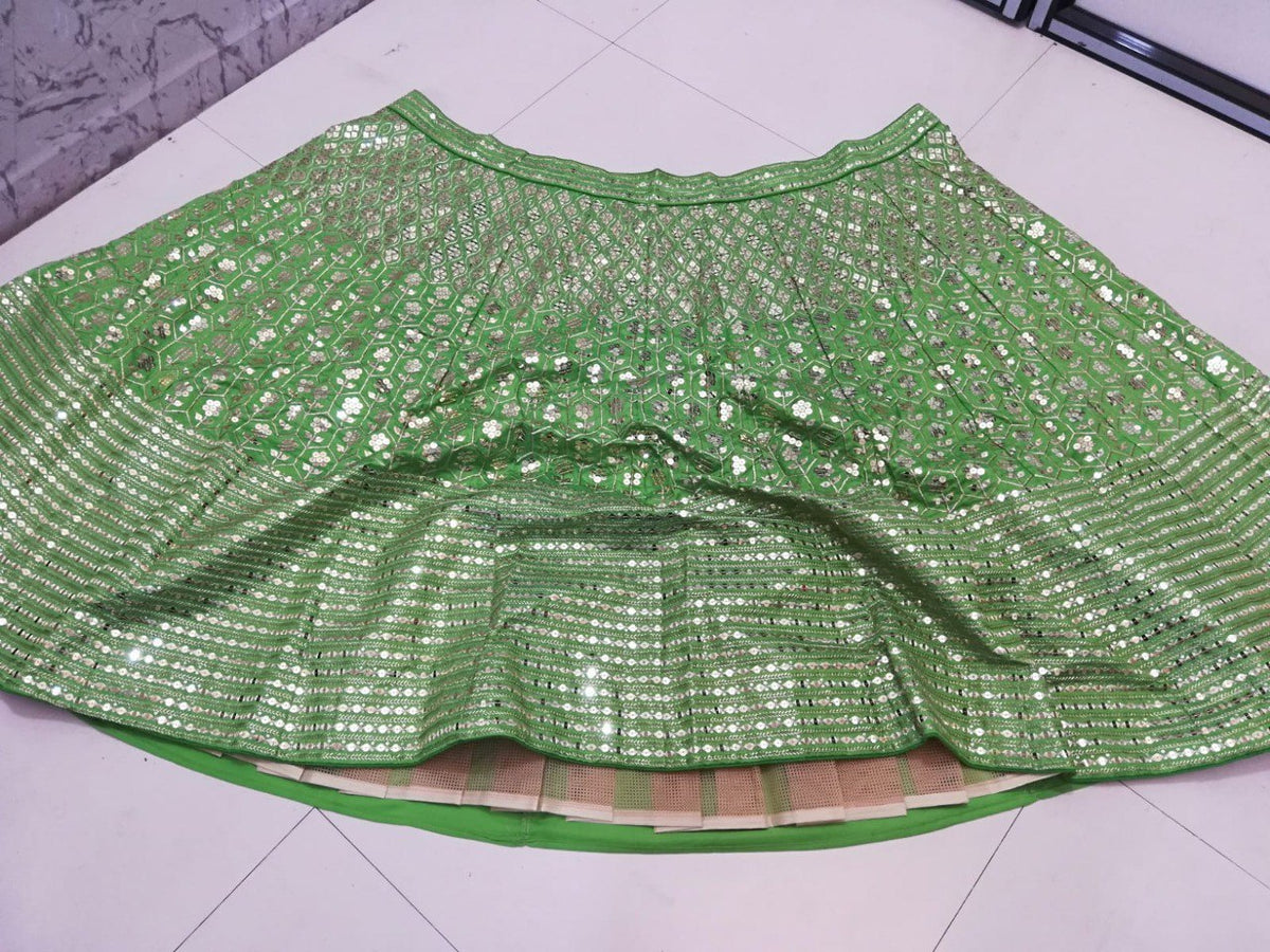 Royal Embellished Banglori Silk Lehenga Set