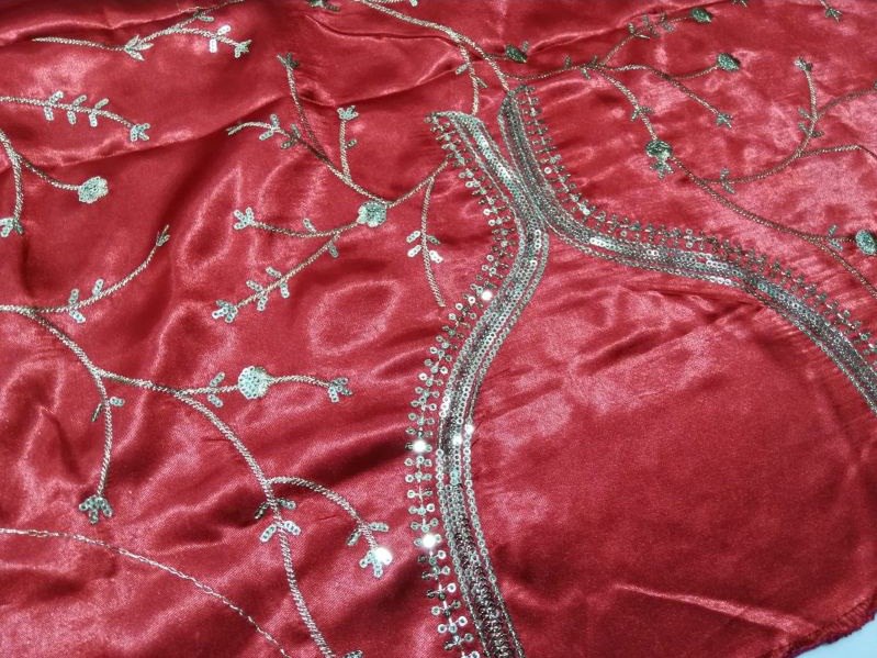 Royal Diamond Satin Lehenga Set