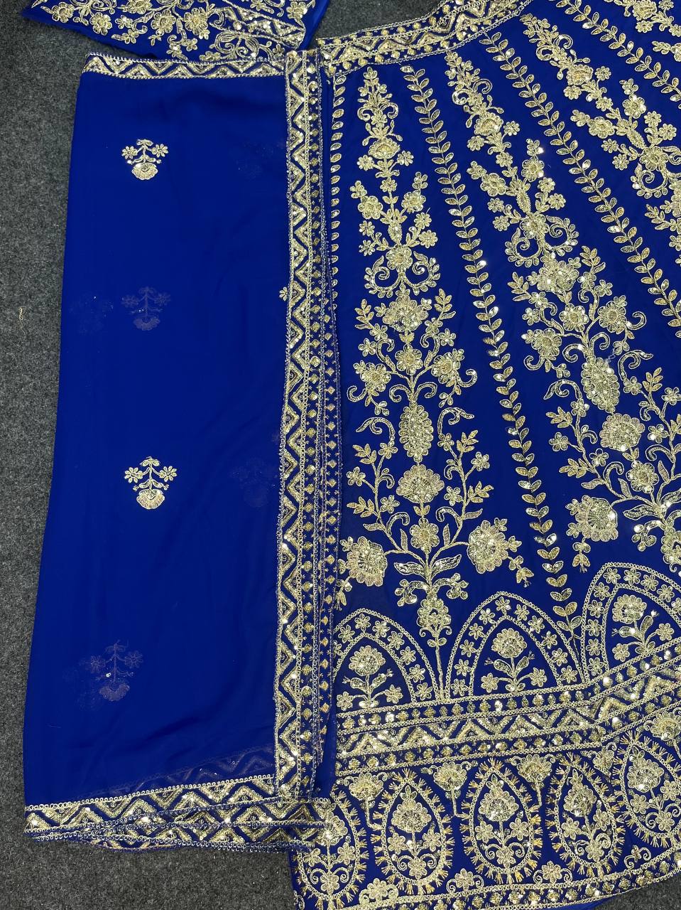 Elegant Faux Georgette Lehenga Choli Set