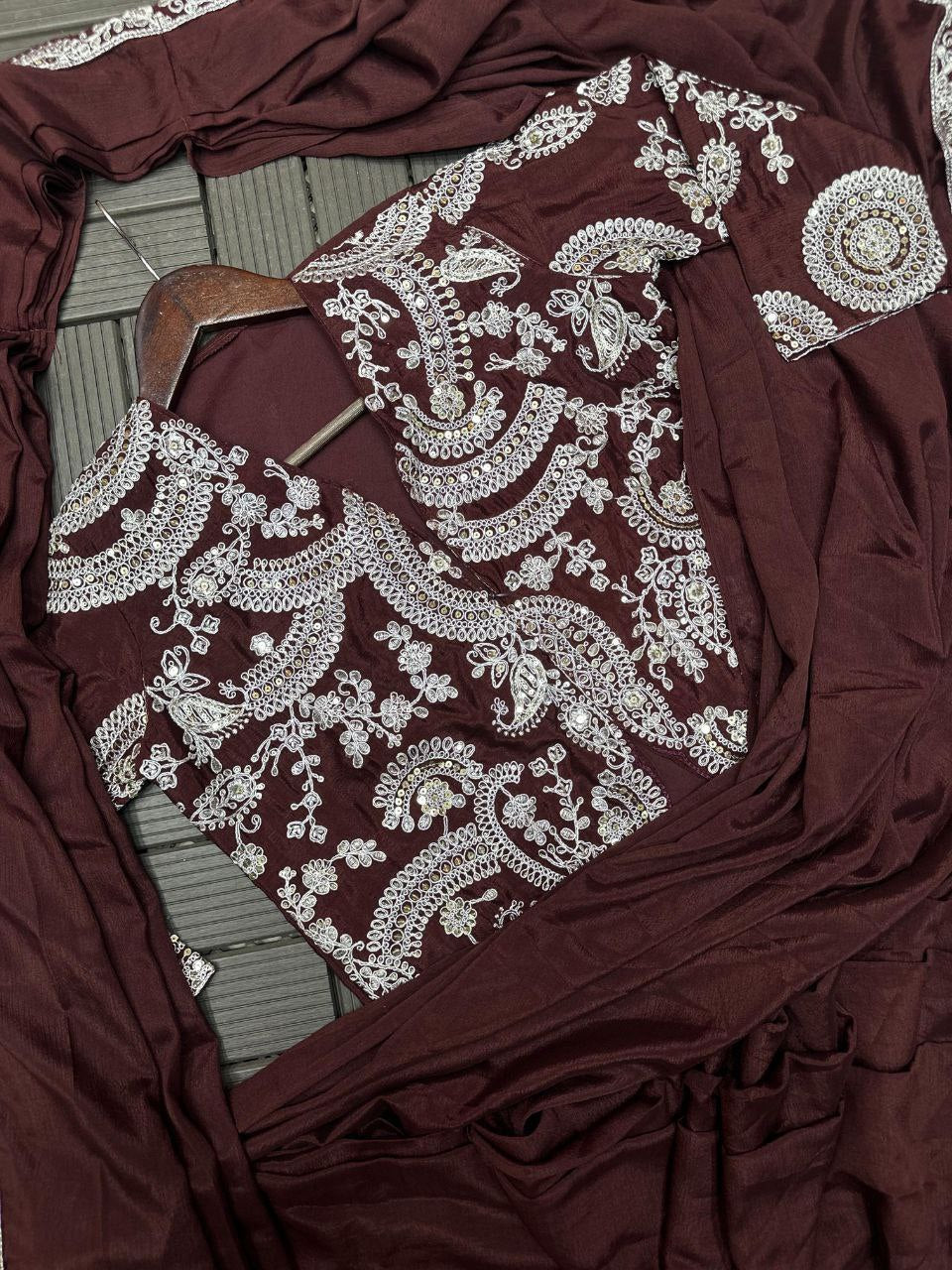 Latest Jacket saree ready to wear
