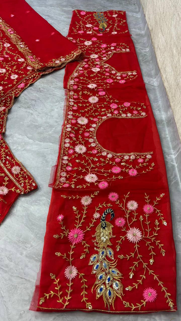 Royal Sequins Net Lehenga choli set