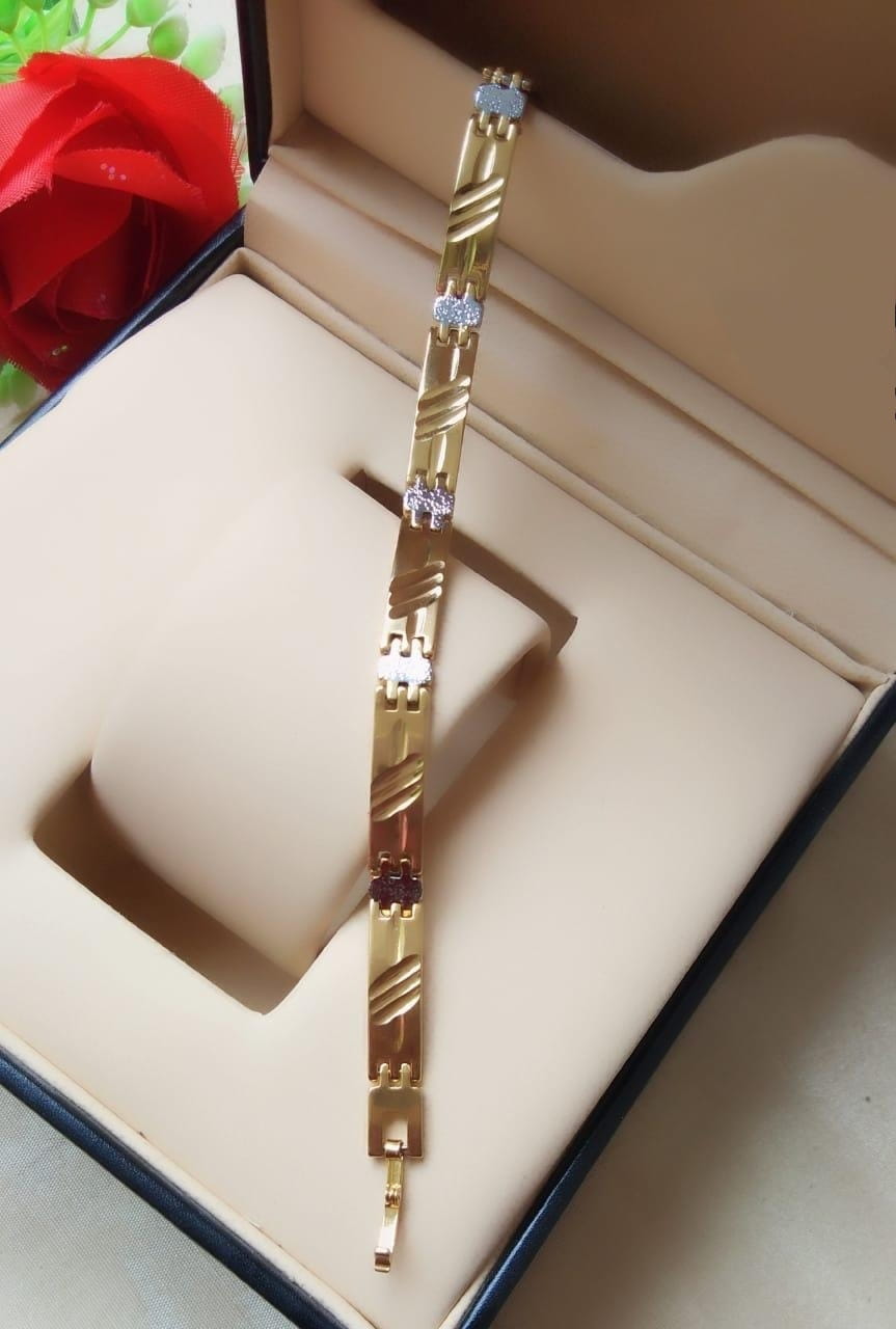 Extraordinary Golden & Silver Imitation Bracelet