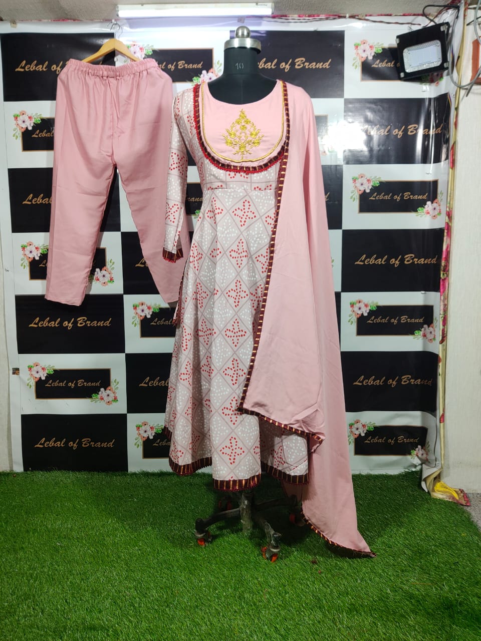 Sophisticated Pink Color Ready Made Georgette Digital Printed Ready Beautiful Salwar Suit For Festive Wear