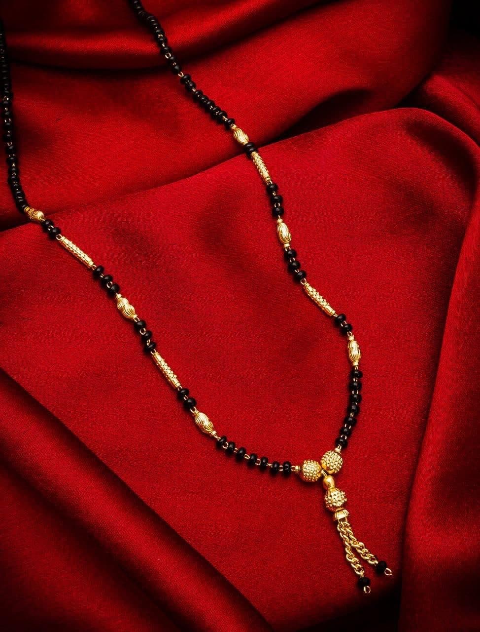 Regular Wear Golden Imitation Mangalsutra
