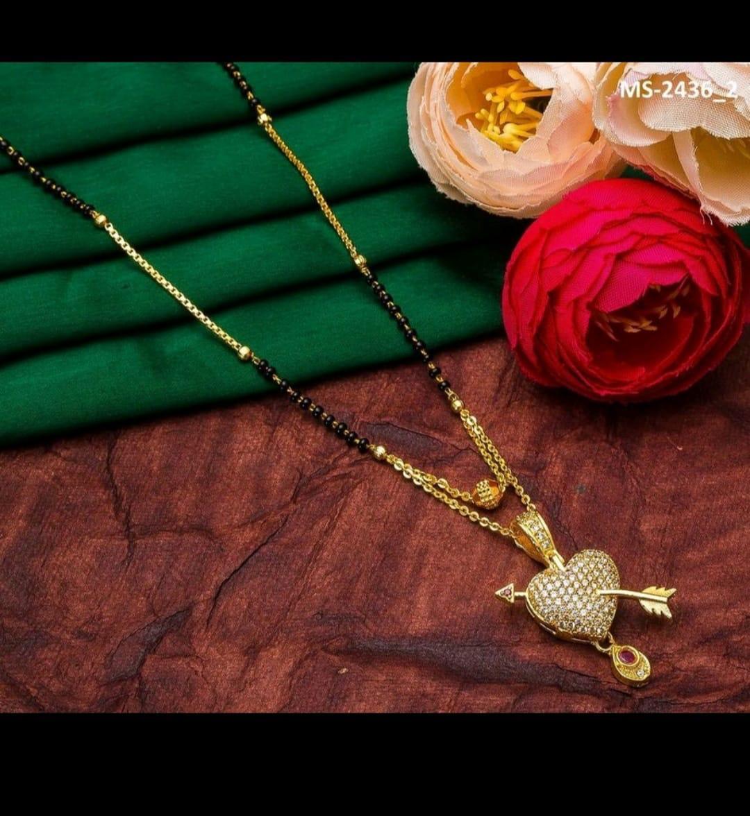 Amazine Heat Shape Mangalsutra Set