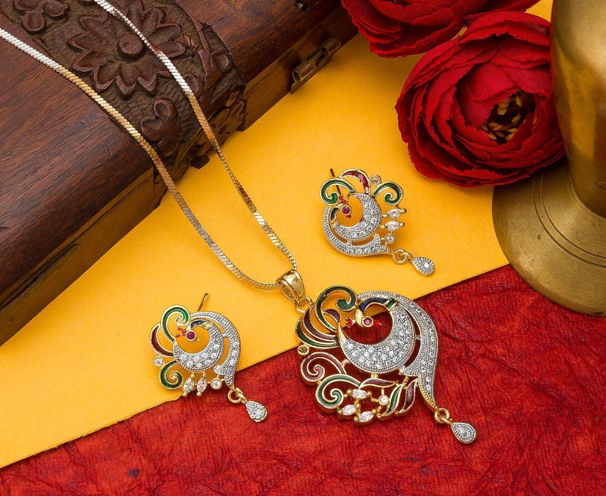 Gorgeous Imitation Pandent Jewellery Set