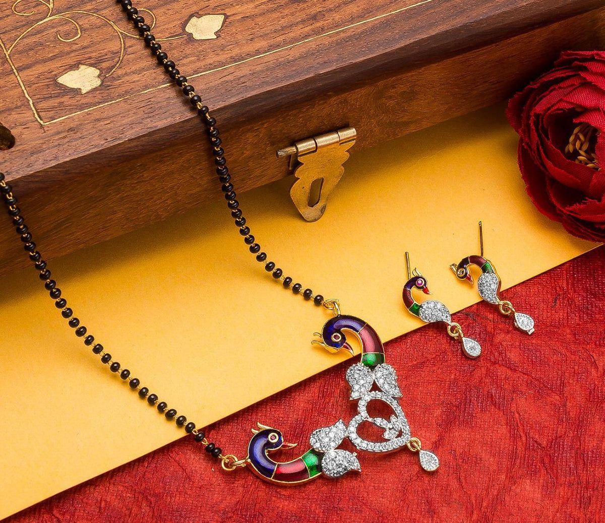 Comely Fashionable Mangalsutra Set