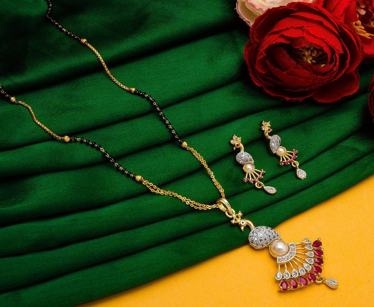 Dazzling Fashionable Mangalsutra Set