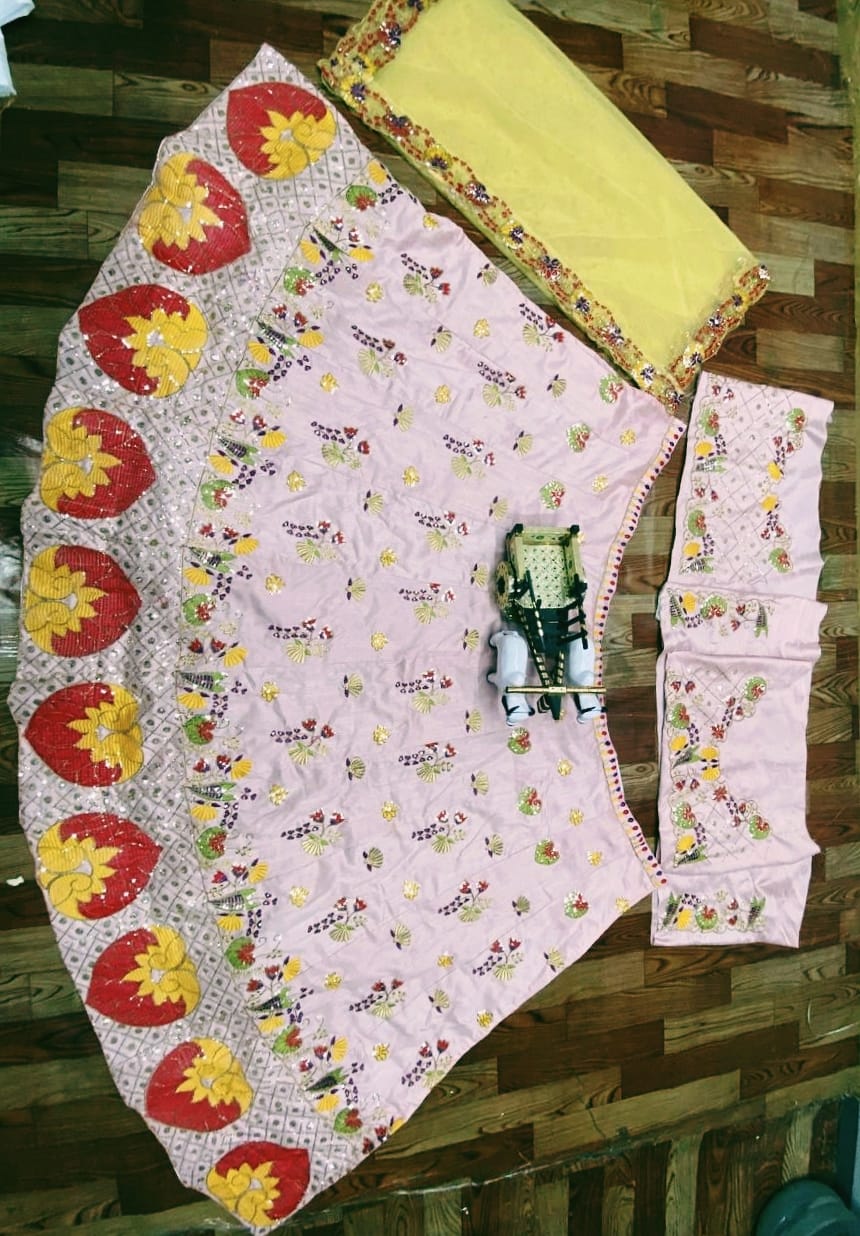 Party Wear Embroidered Designer Lehenga Choli For Women