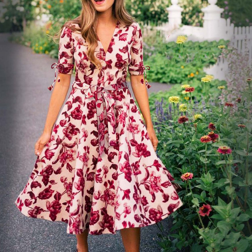 Rayon Printed Designer One Piece Short Frock Dress For Girl
