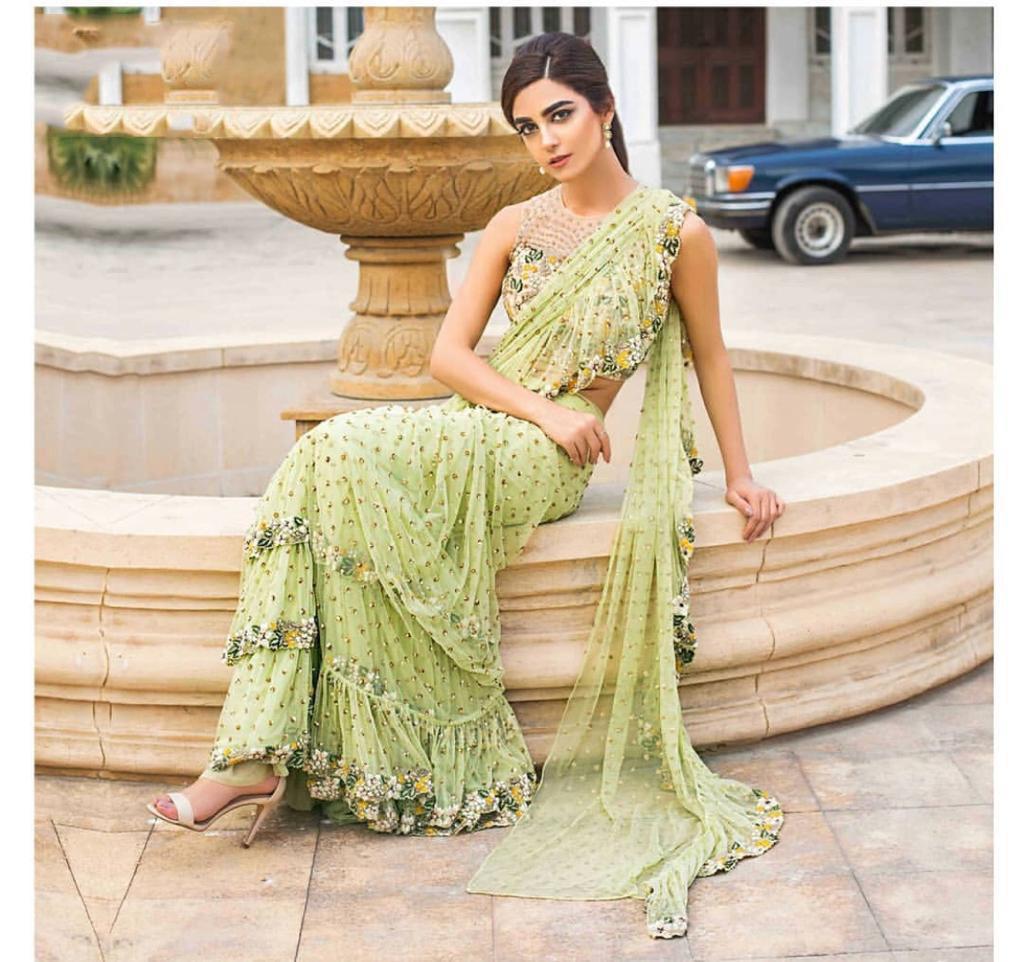 Club factory on sale party wear sarees