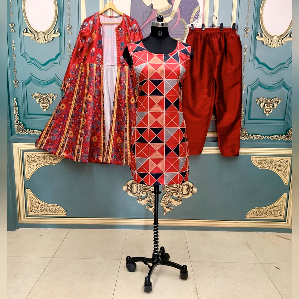 Latest Digital Printed Indo Western For Women