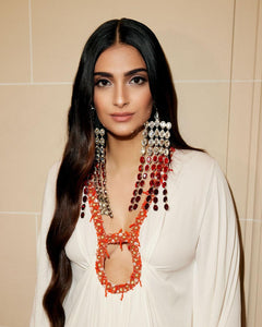 Sonam Kapoor's Exquisite Fashion Choice at the BOF500 Event: A Closer Look at Her Designer Dress by Valentinolécole