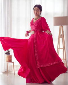 Embrace Elegance: The Enchanting World of Rani Pink Bridal Lehenga