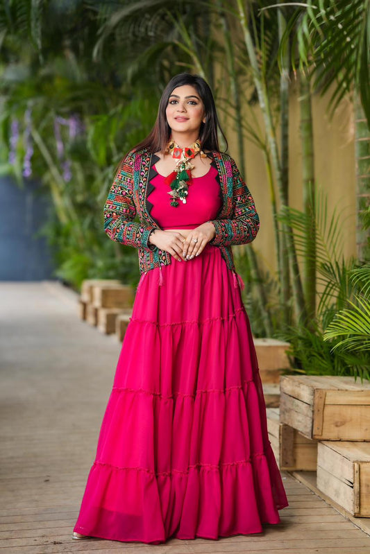Rani Jacket Lehenga Choli for women