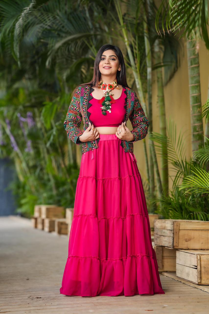Rani Jacket Lehenga Choli for women