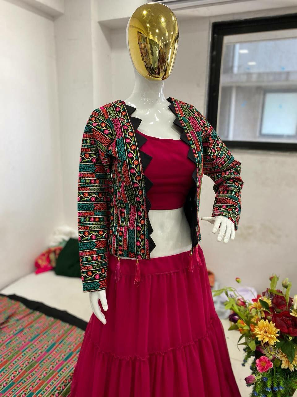Rani Jacket Lehenga Choli for women