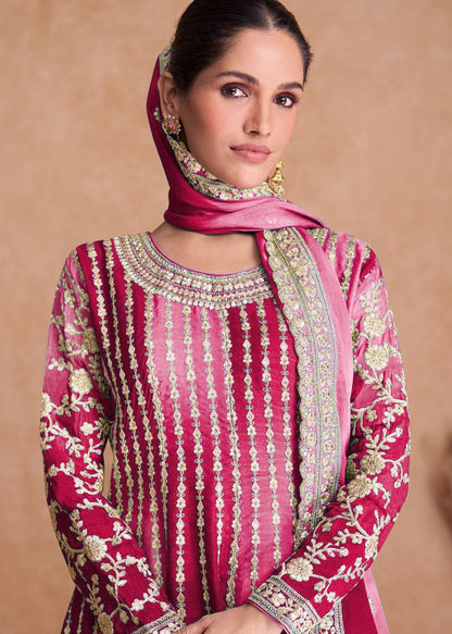 Best Quality Top Bottom Dupatta plazo suit Set