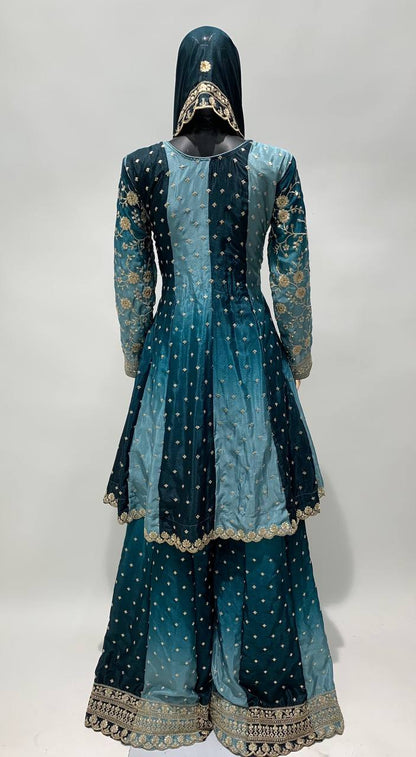 Best Quality Top Bottom Dupatta plazo suit Set