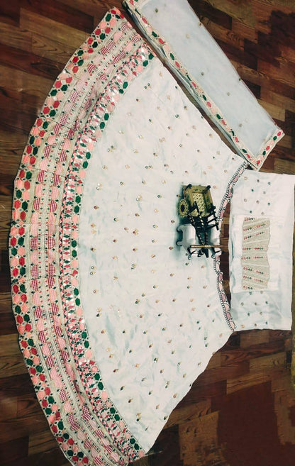 Cream Color Beautiful Designer Lehenga With Cancan