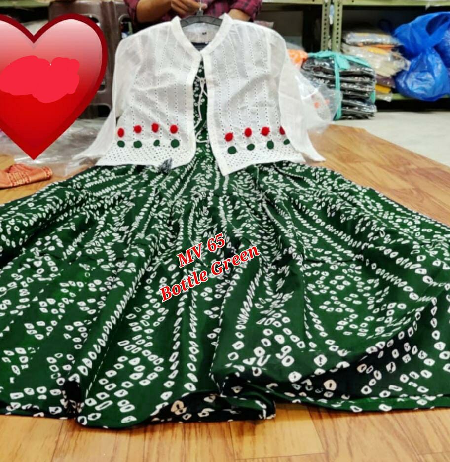 chikankari kurti jacket for women