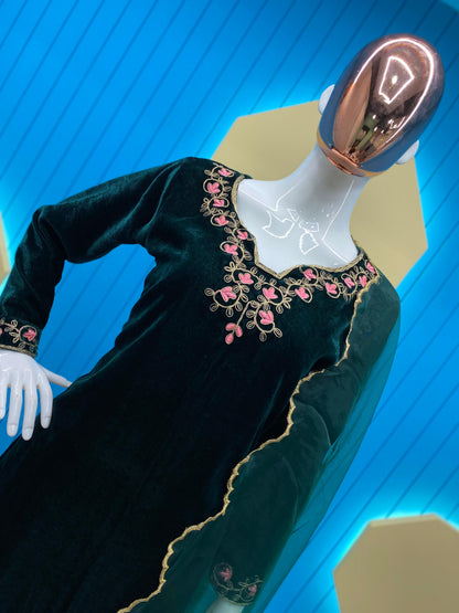 Viscose Kurtis Pent Dupatta Set For Women