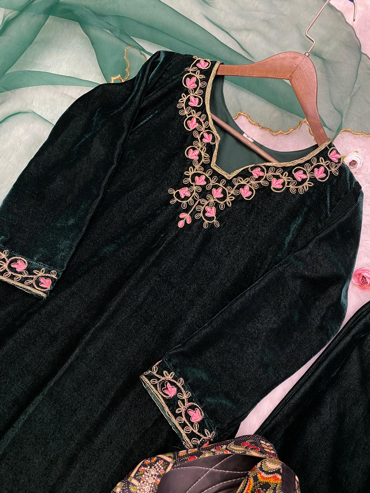 Viscose Kurtis Pent Dupatta Set For Women