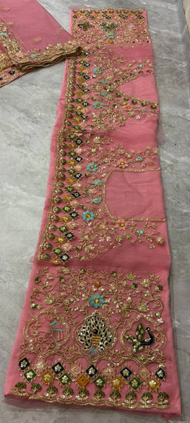 Pink Color Net Sequence Lehenga Choli