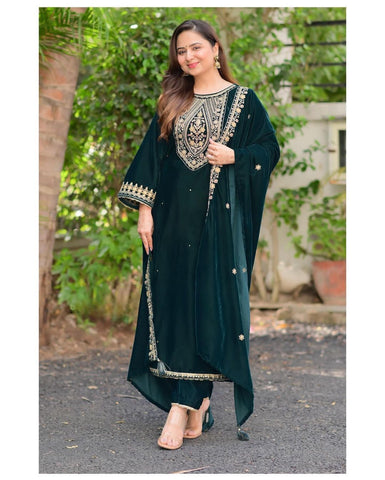 Latest Green Plazzo salwar suit for women