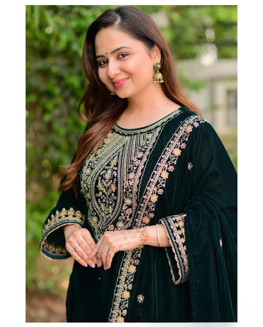 Latest Green Plazzo salwar suit for women
