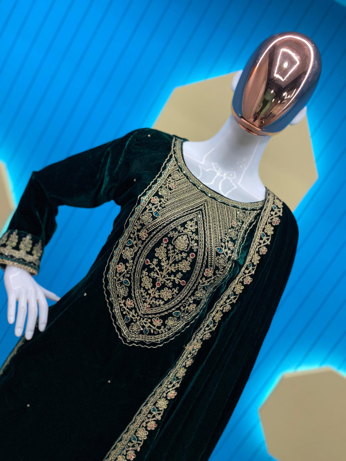 Latest Green Plazzo salwar suit for women