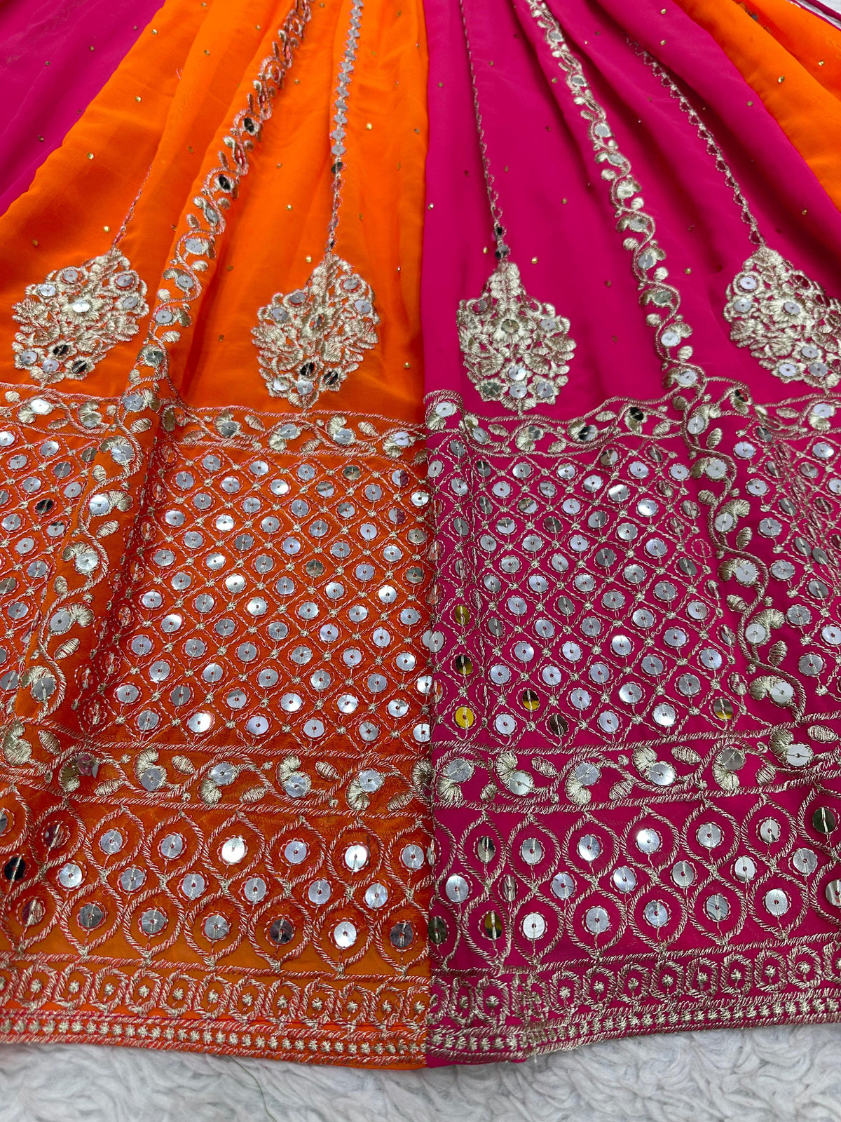 Multi Color Georgette Anarkali Suit Dress For Women