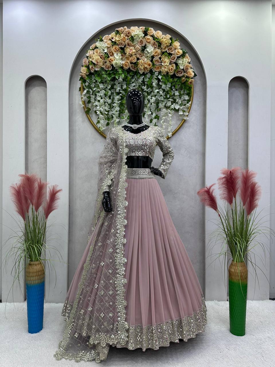 Party Waer Online Lehenga For women Semi Stitched