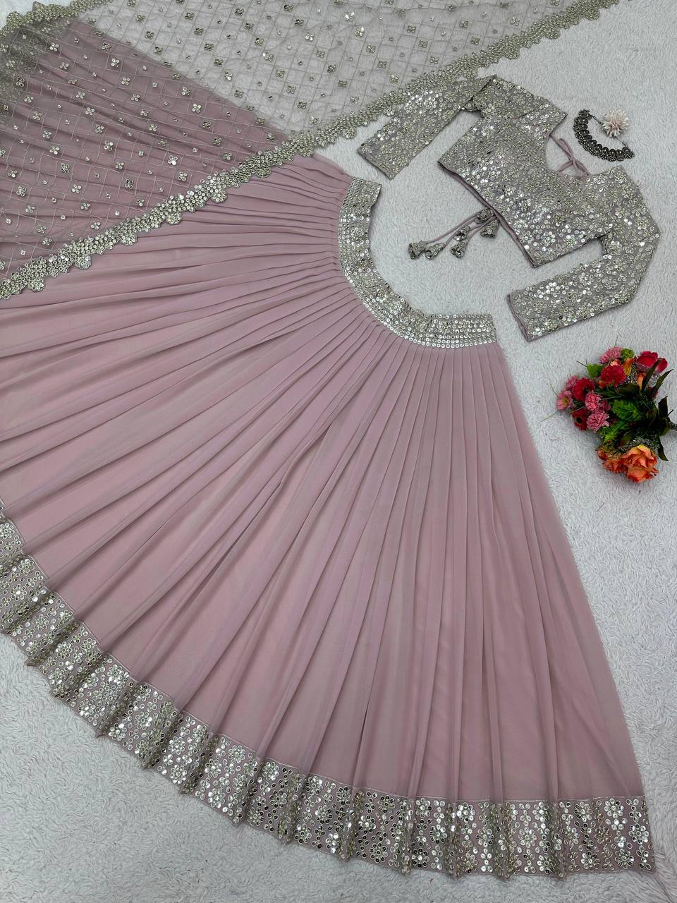 Party Waer Online Lehenga For women Semi Stitched