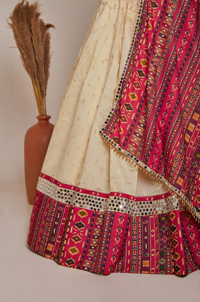 Jacquard Silk Reach look lehenga choli for women