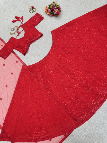 Amazing Georgette Lates Lehenga Choli For Women
