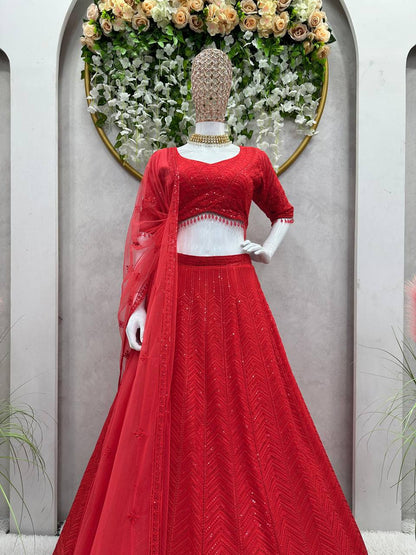 Amazing Georgette Lates Lehenga Choli For Women