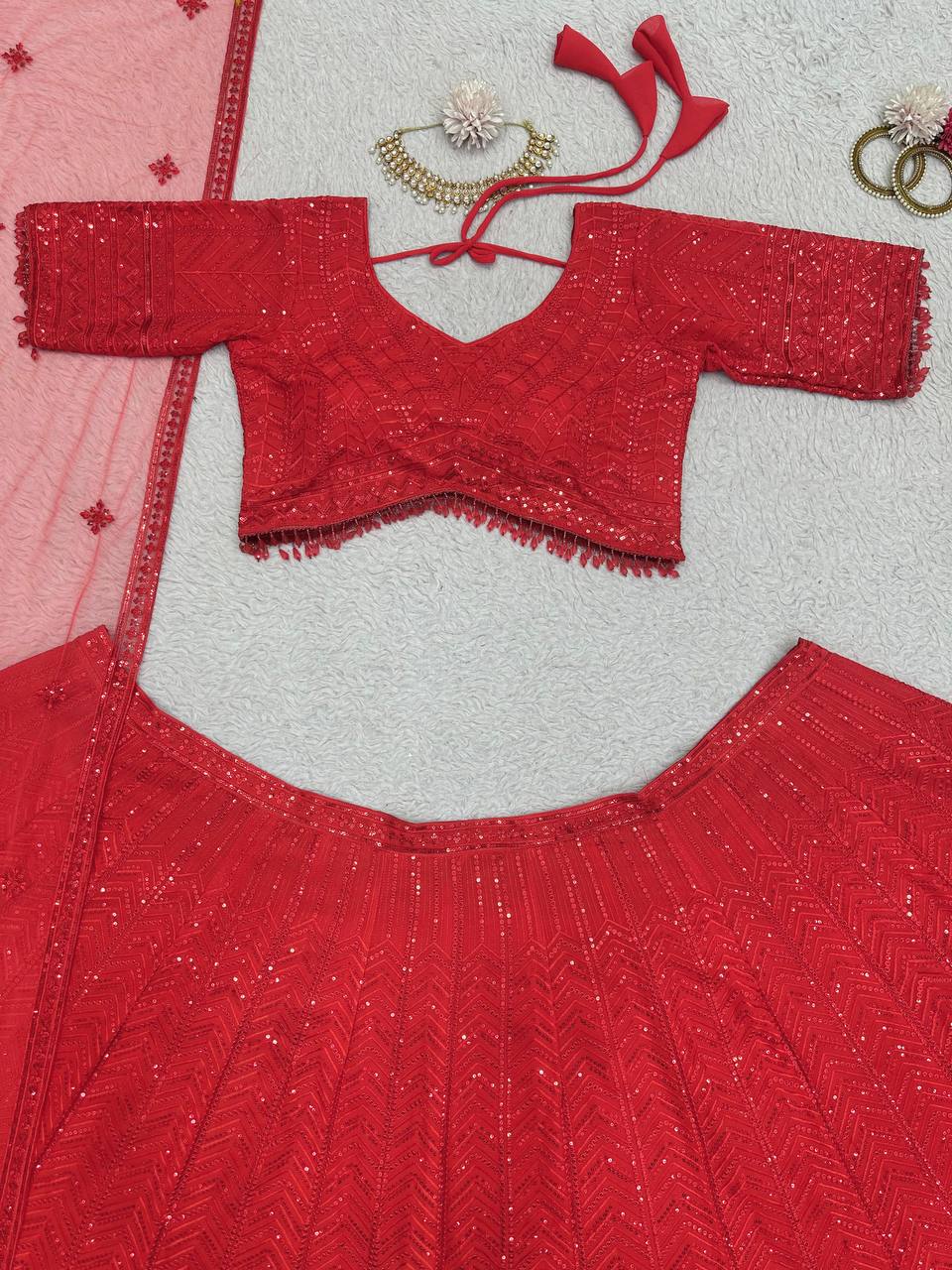 Amazing Georgette Lates Lehenga Choli For Women