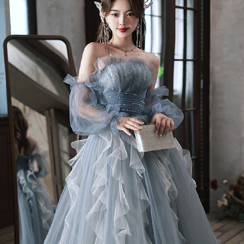 Bel Canto Solo Performance Costume Student Art Exam Dress Mori Style