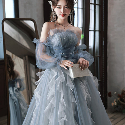 Bel Canto Solo Performance Costume Student Art Exam Dress Mori Style