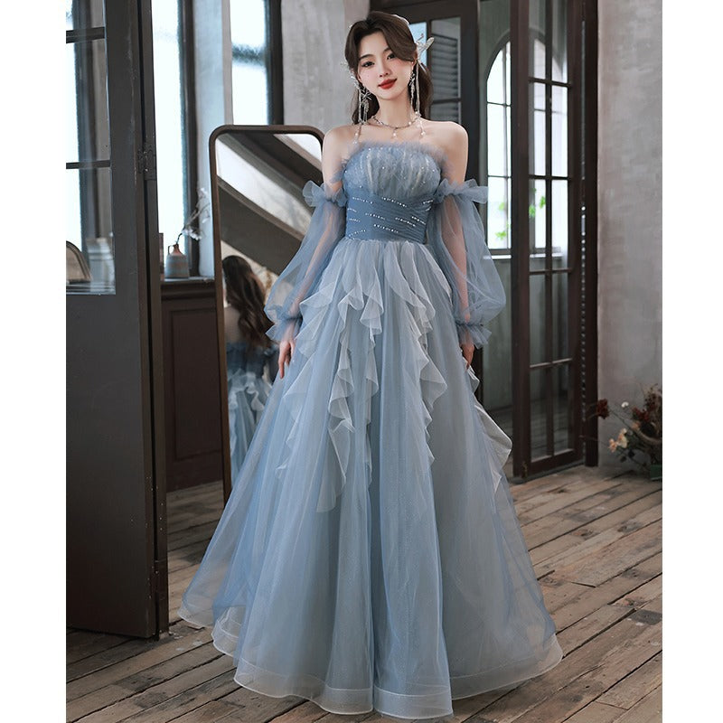 Bel Canto Solo Performance Costume Student Art Exam Dress Mori Style