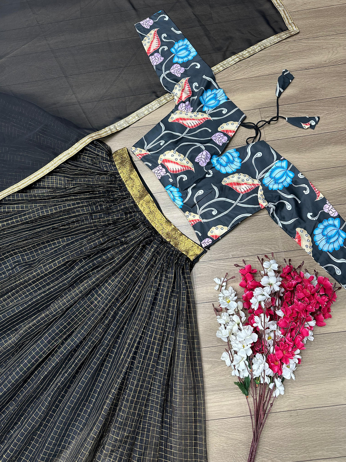 Party Wear Stitched Lehenga For Women
