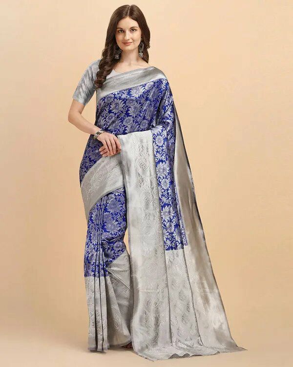Reach Pallu Jacquard Saree For Women KP-3090
