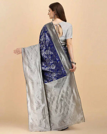 Reach Pallu Jacquard Saree For Women KP-3090