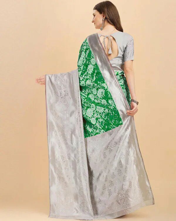 Reach Pallu Jacquard Saree For Women KP-3090