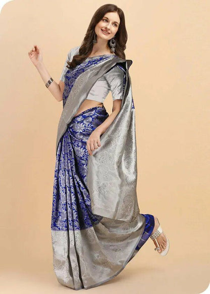 Reach Pallu Jacquard Saree For Women KP-3090