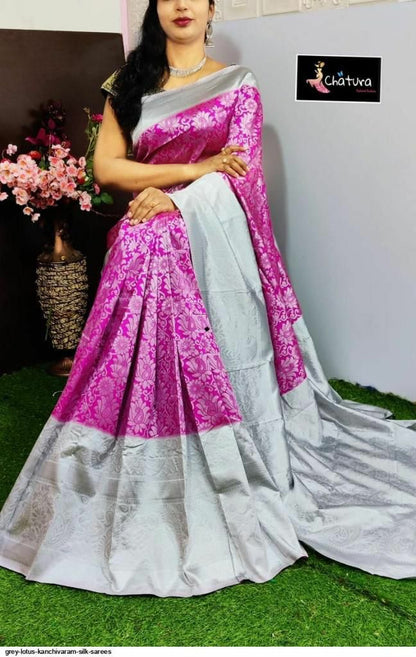 Reach Pallu Jacquard Saree For Women KP-3090