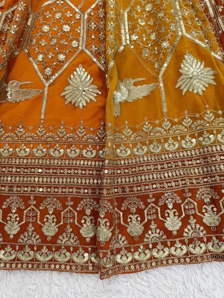 Wedding Wear Georgette Sequence Lehenga Choli